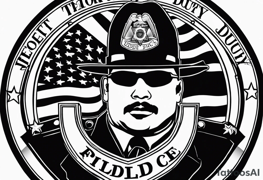 Memorial. Memory. Best friend killed in the line of duty as a police officer. 9/12/2006 Eddie Thomas tattoo idea