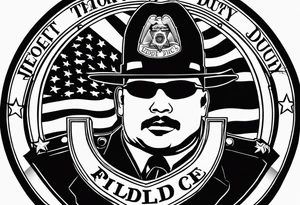 Memorial. Memory. Best friend killed in the line of duty as a police officer. 9/12/2006 Eddie Thomas tattoo idea