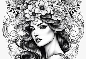 Persephone as dominatrix tattoo idea
