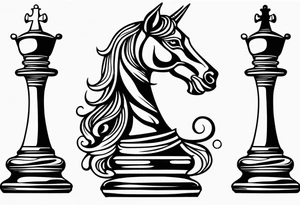 Chess Piece tattoo idea