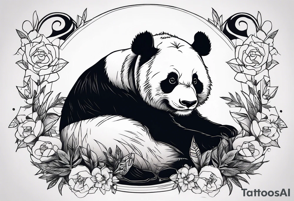 panda tattoo idea