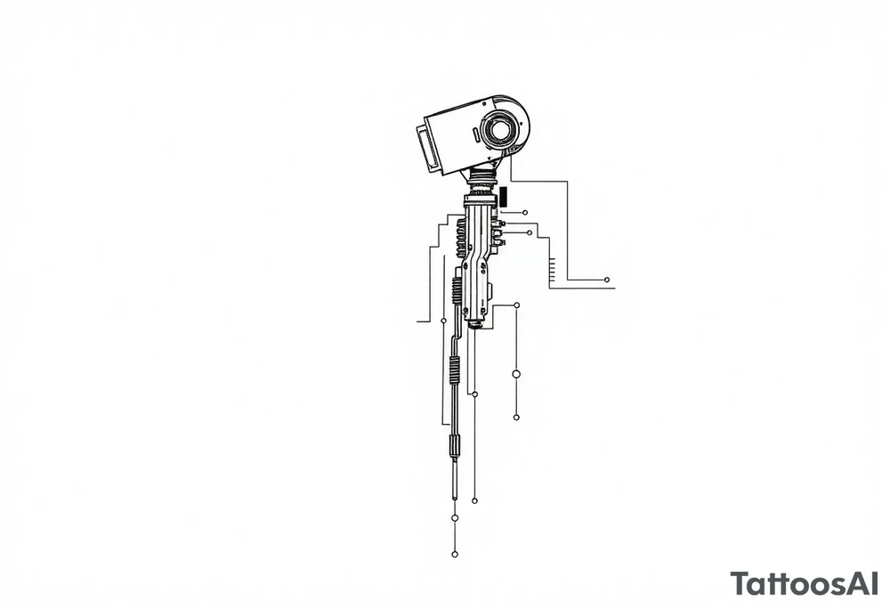 Robots, plc's, ladder logic, electronics tattoo idea