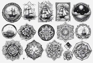 Create tattoo about  stages 
of my life tattoo idea