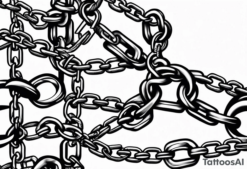 tattoo broken chain tattoo idea