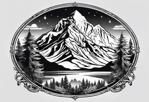 everest tattoo idea