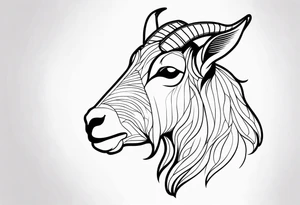 GOAT WORD tattoo idea