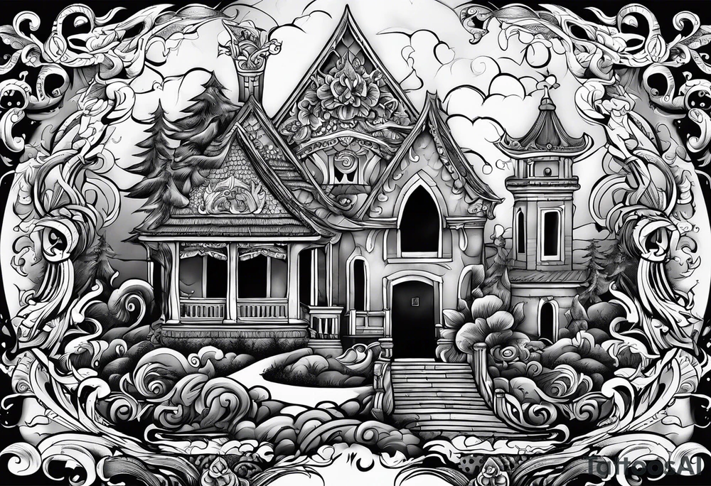 “If you’re going thru hell keep going” tattoo idea