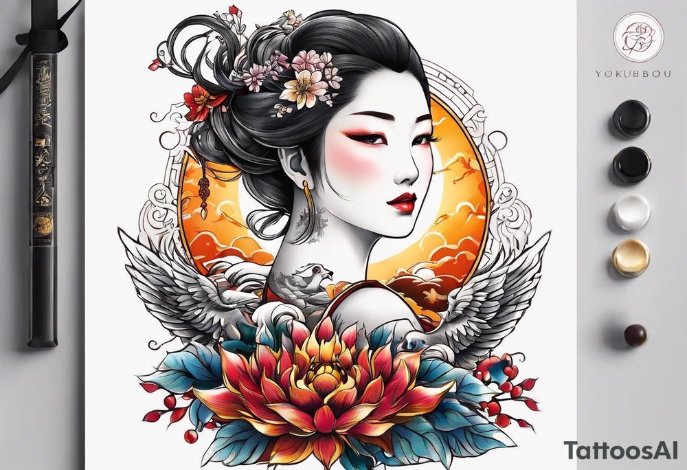 yokubou and the sun -
Simple tattoo idea