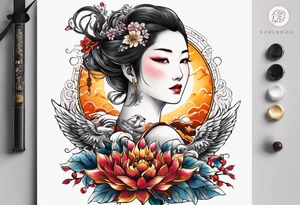 yokubou and the sun -
Simple tattoo idea