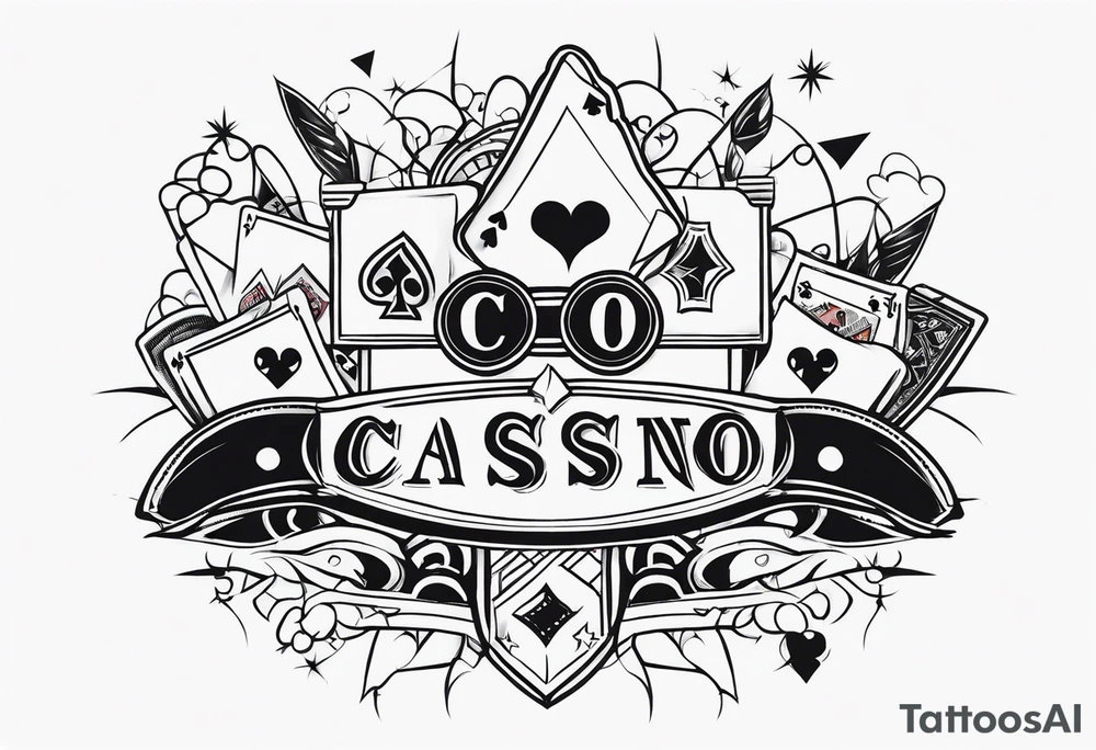 casino tattoo idea