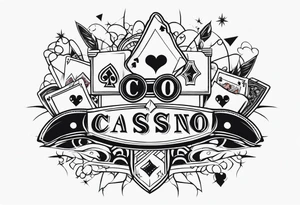 casino tattoo idea