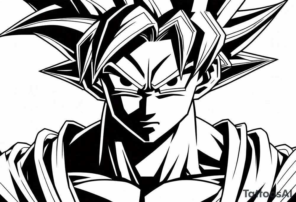 Son Goku tattoo idea