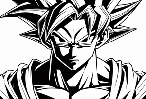 Son Goku tattoo idea