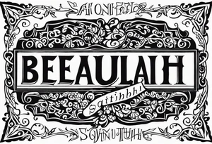 beaulah smith 25/05/70 25/05/10 tattoo idea