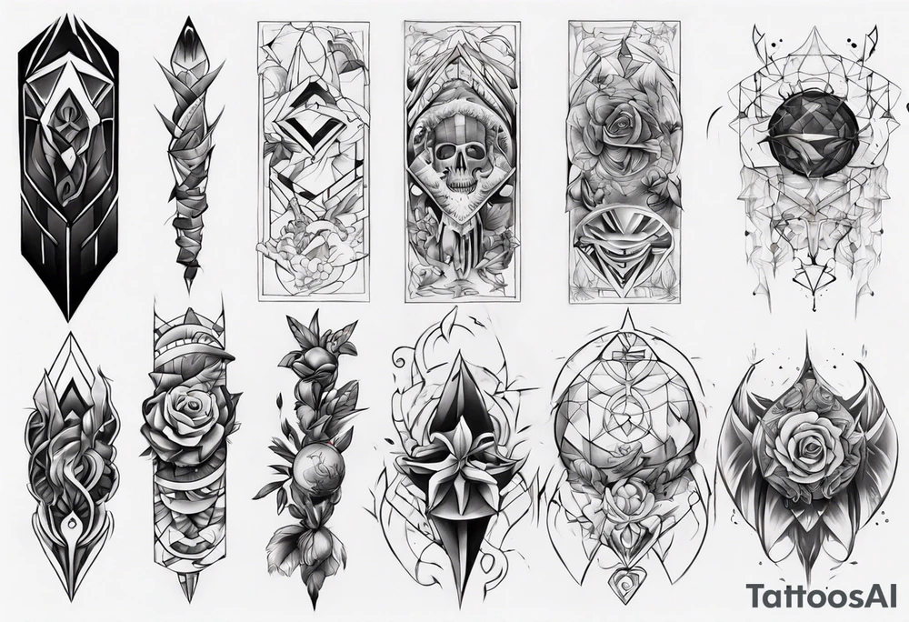 forearm cover up black tattoo sketch
wide tattoo idea
