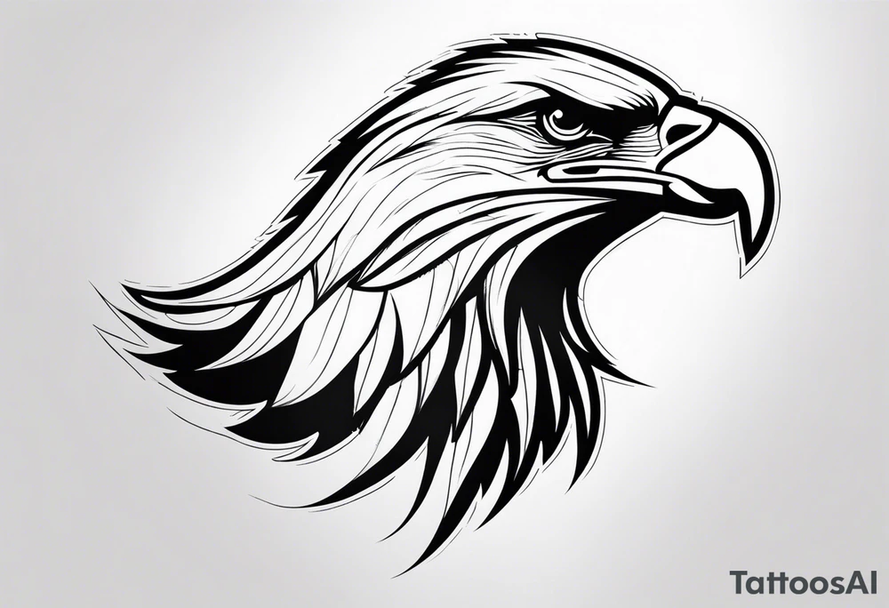 An eagle tattoo idea
