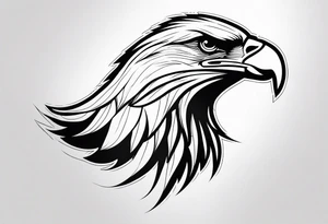 An eagle tattoo idea