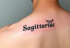 Leo zodiac sign and Sagittarius together tattoo idea