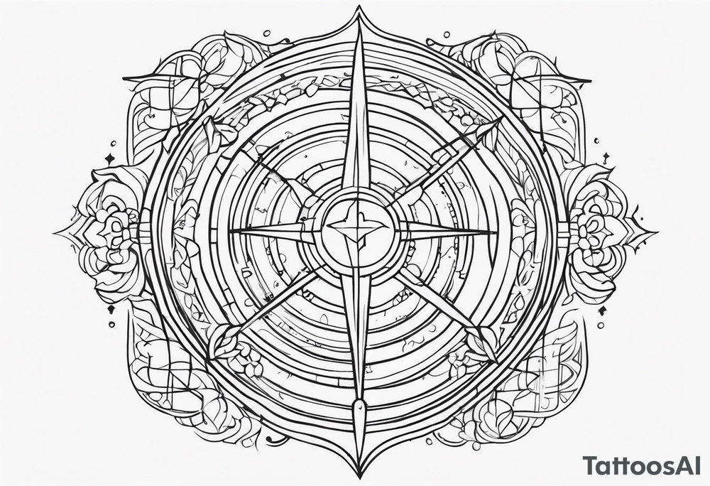 "your faith had healed you, go in peace" tattoo idea