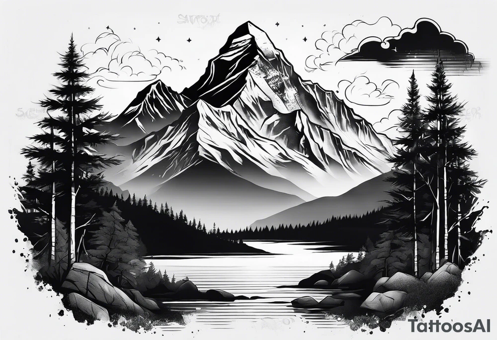 everest tattoo idea