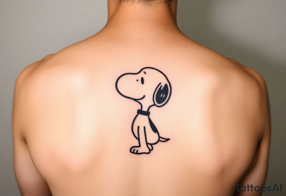 Snoopy tattoo idea