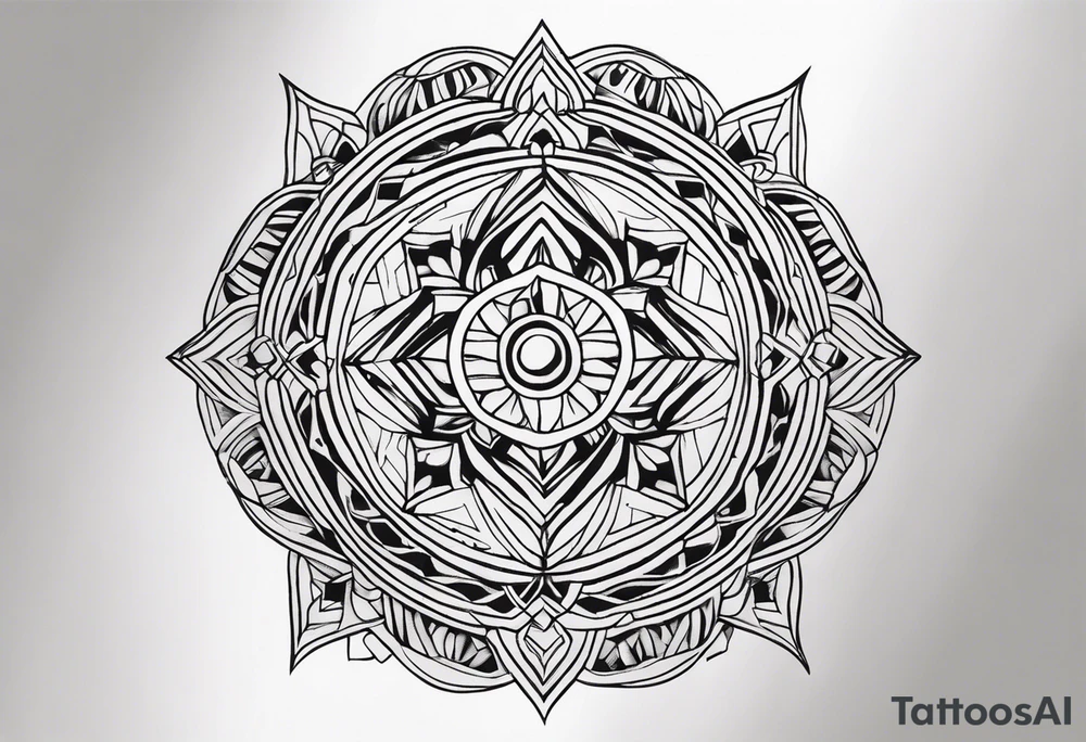 Tohono Oʼodham tattoo idea