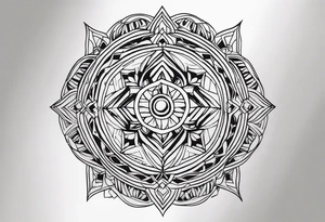 Tohono Oʼodham tattoo idea