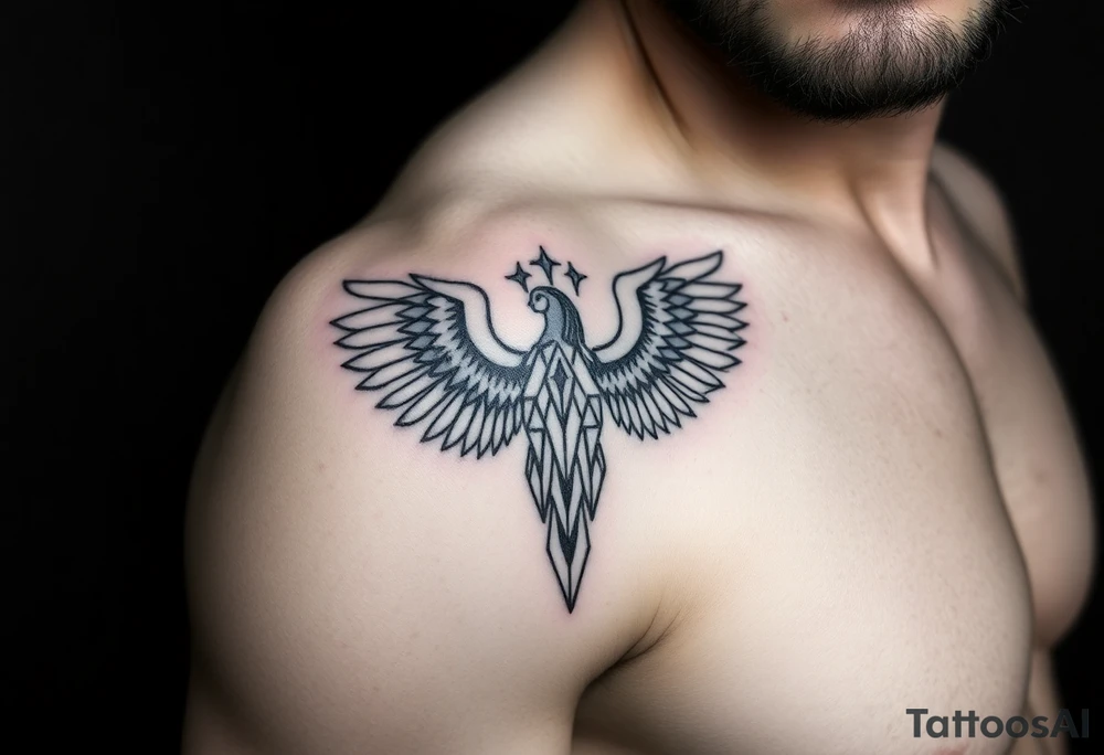 Holy Archangel tattoo idea