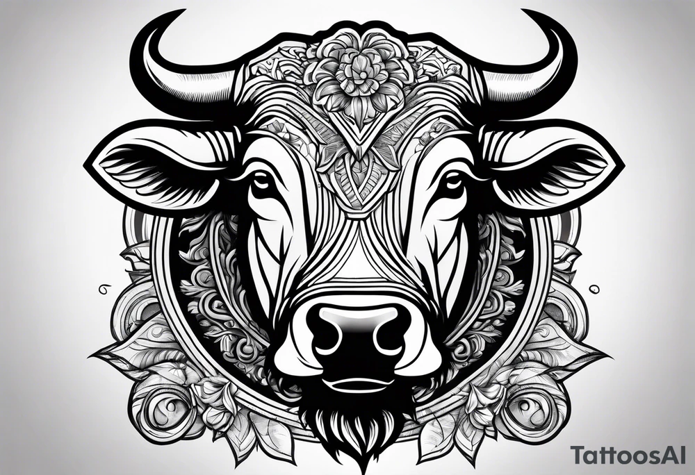 Cigars, booze, bull fighting tattoo idea