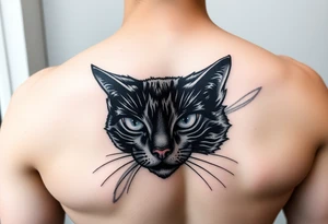 Black Cat tattoo idea