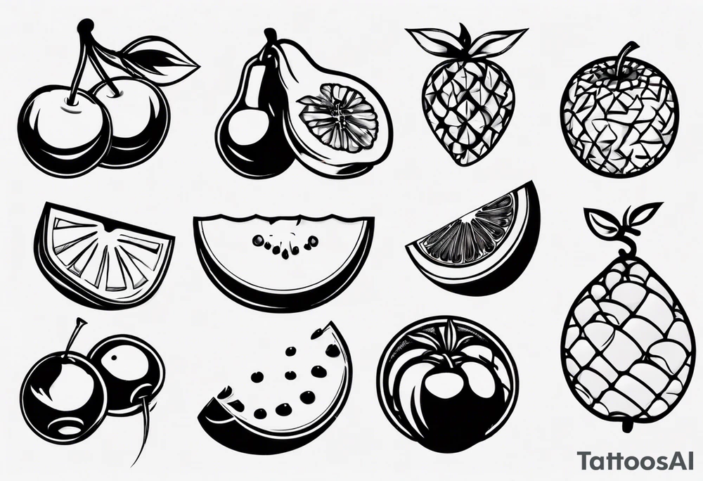 Fruits tattoo idea