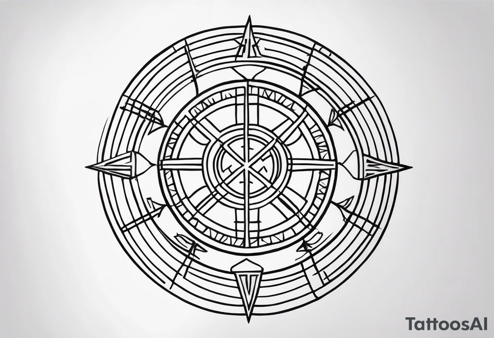 Vegvísir tattoo idea