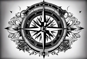 Compass mind compass tattoo idea