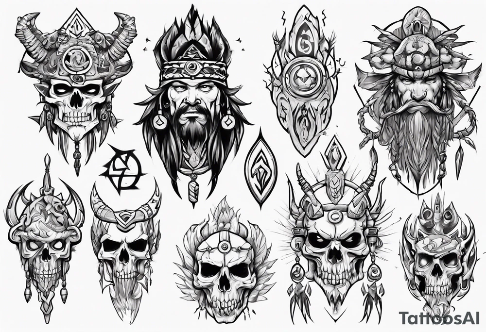 Enhancement shaman tattoo idea