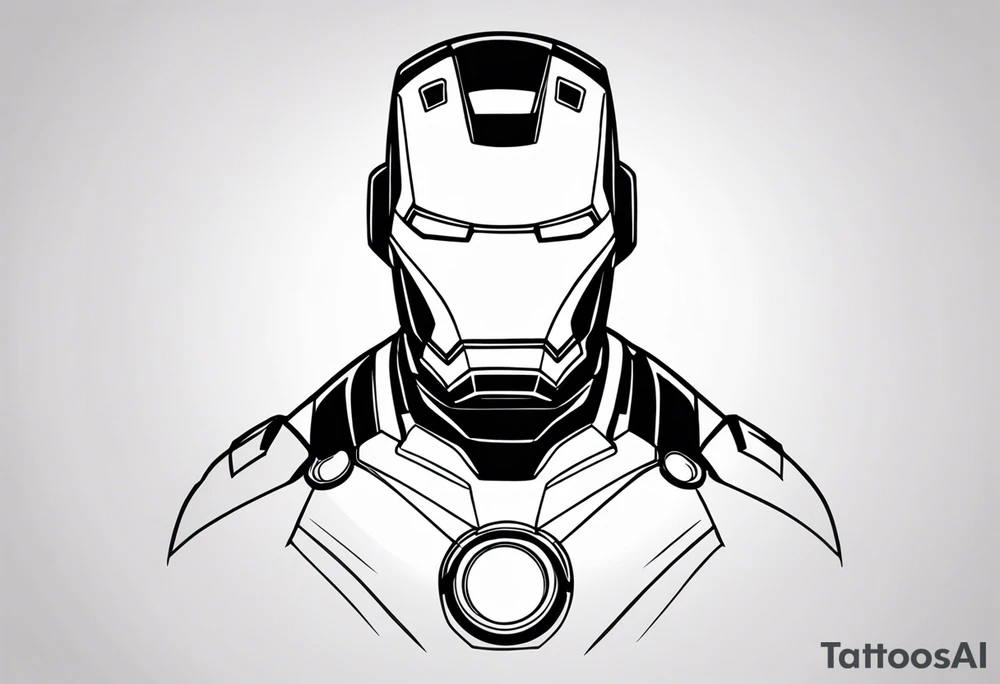 iron man tattoo idea