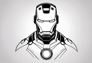 iron man tattoo idea