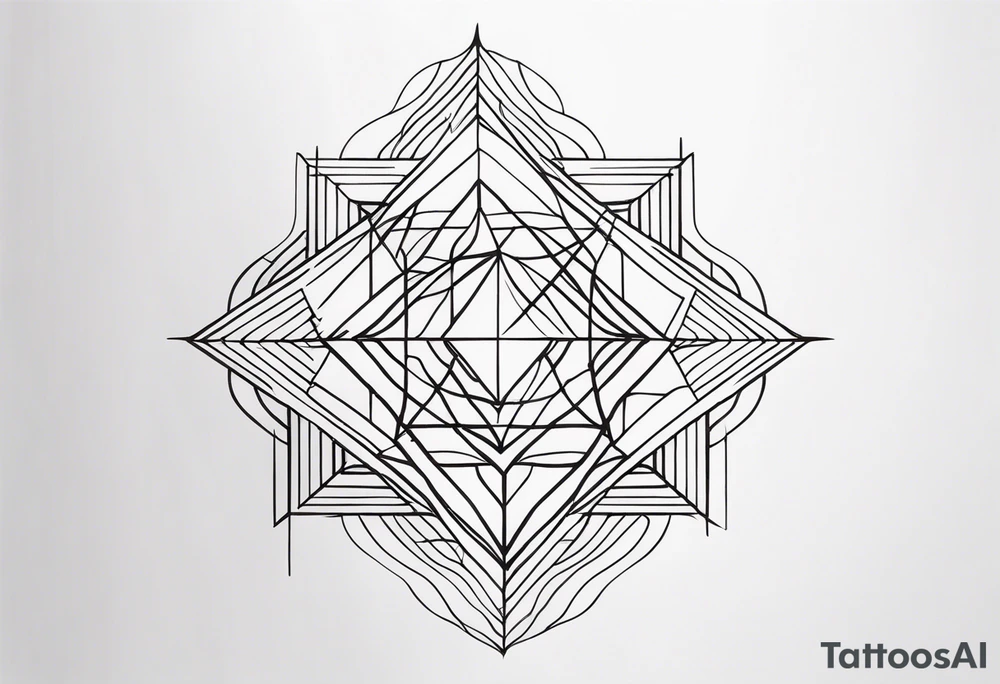 Straight Line tattoo idea