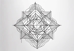 Straight Line tattoo idea
