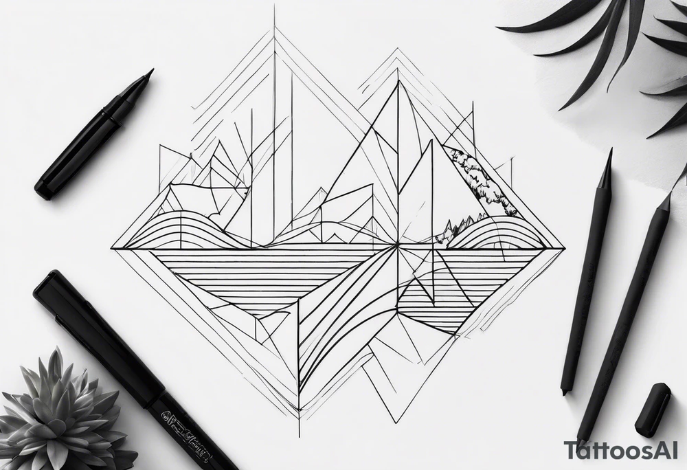 Line tattoo idea
