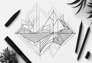 Line tattoo idea