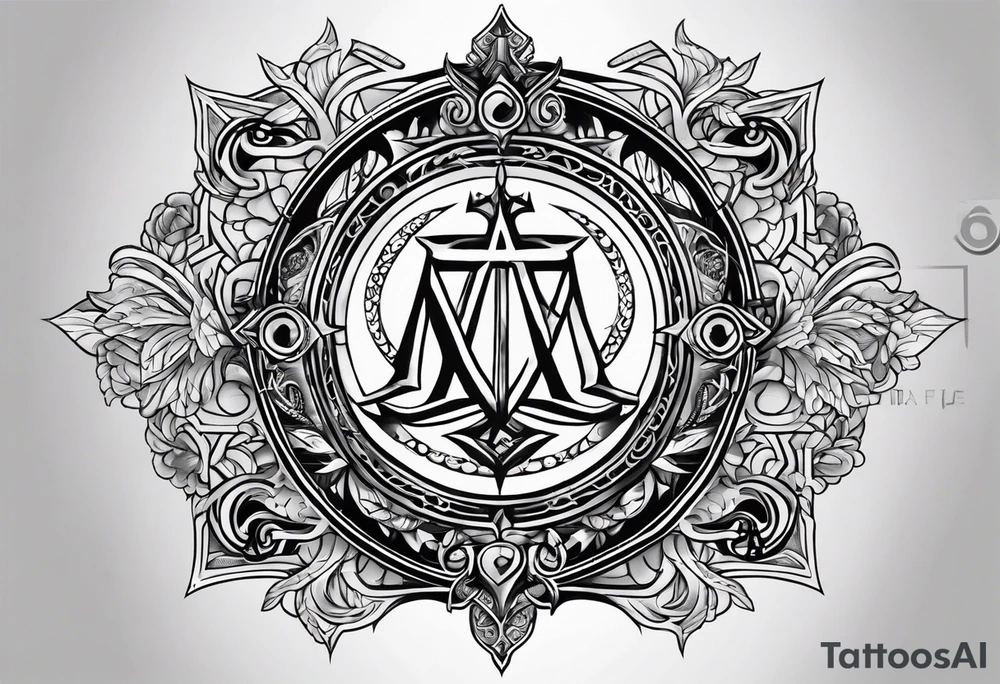 The symbol of Matthias in the bible tattoo idea