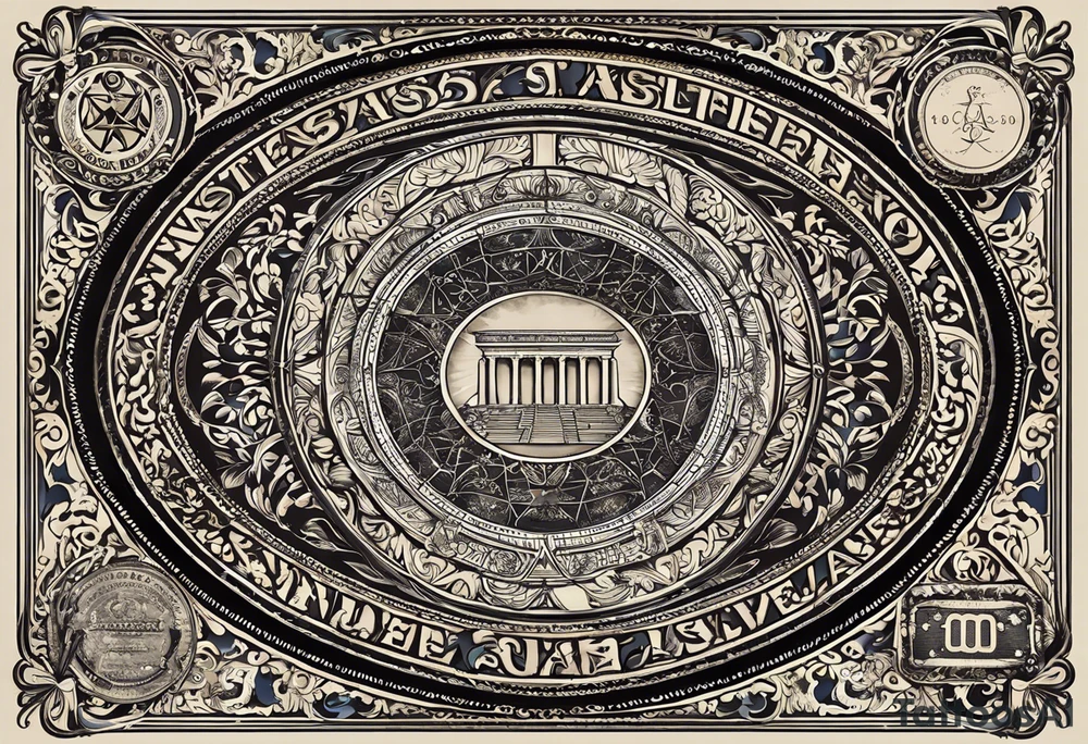 Tattoo with coordinates of the places we have lived. 

Penn state: 40.789680,-77.858063
East 88th: 40.777649,-73.947430
CDM: 33.597440,-117.875750
Annapolis: 38.978291,-76.495682 tattoo idea