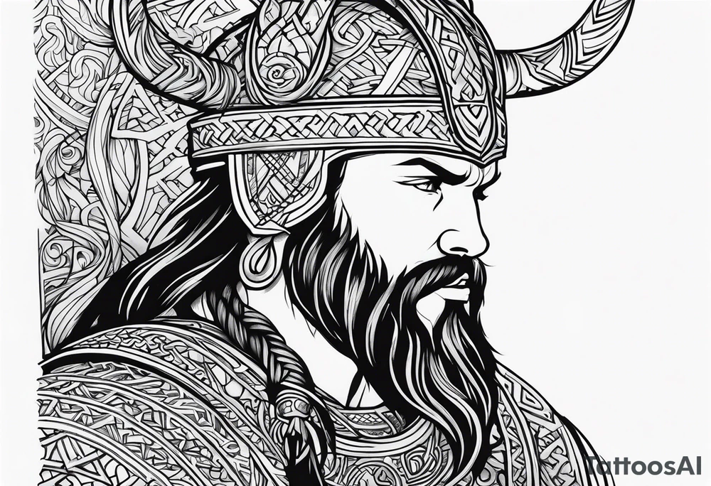 Viking tattoo idea