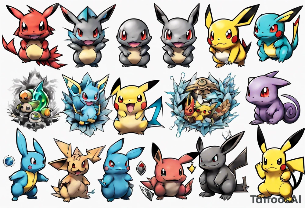 Pokemon tattoo idea