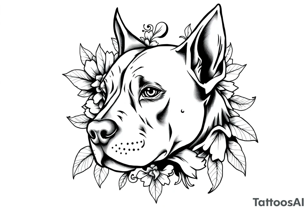 PITBULL tattoo idea