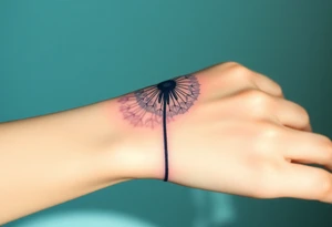 Dandelion real 
with shadows tattoo idea