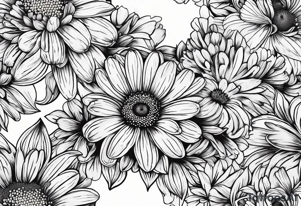 Chamomile tattoo idea