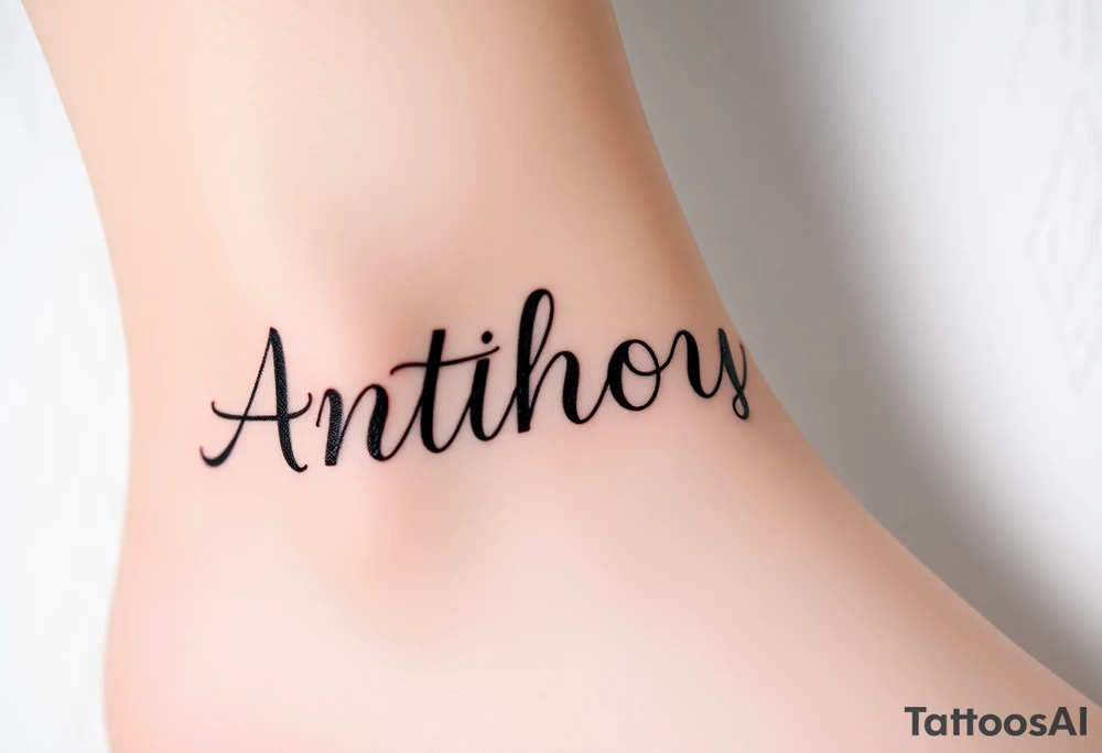 Anthony graffiti tattoo idea