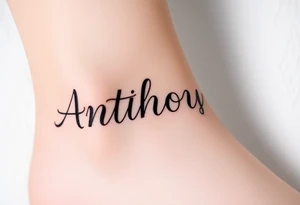 Anthony graffiti tattoo idea