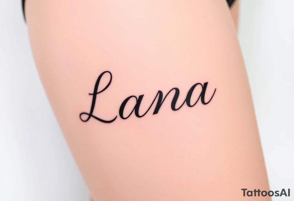 Lana tattoo idea